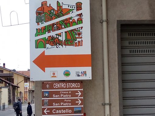 Maurizio Rivetti: scelta una sua opera come icona del centro storico di Avigliana